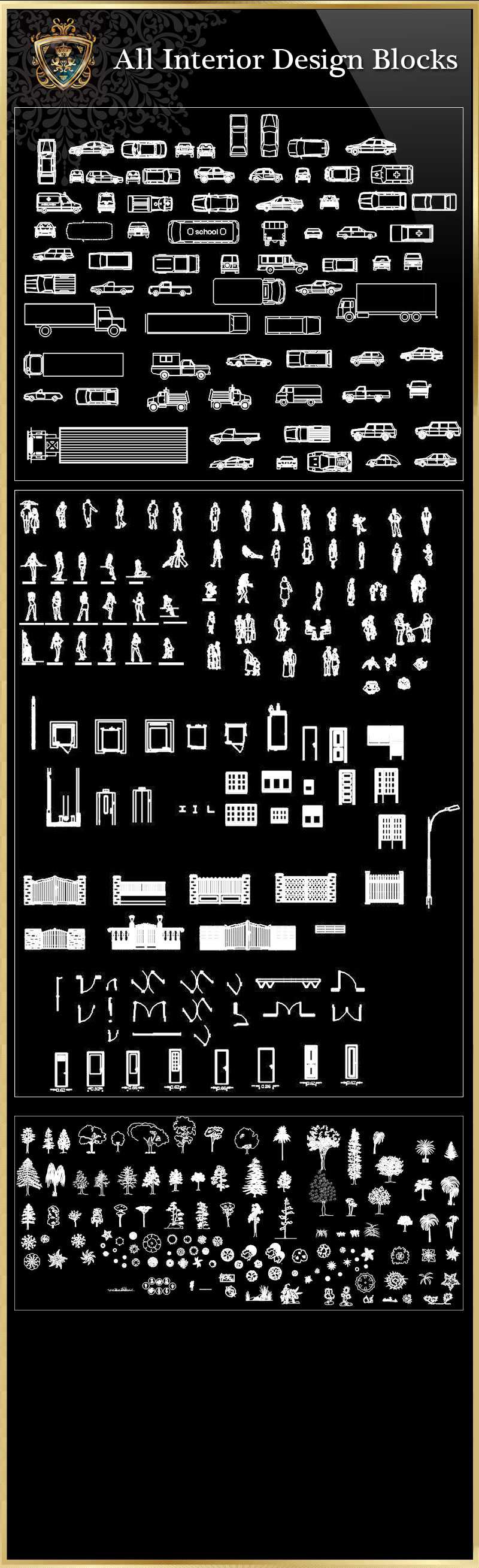 ★【All Interior Design Blocks 8】Luxury home, Luxury Villas, Luxury Palace, Architecture Ornamental Parts, Decorative Inserts & Accessories, Handrail & Stairway Parts, Outdoor House Accessories, Euro Architectural Components, Arcade